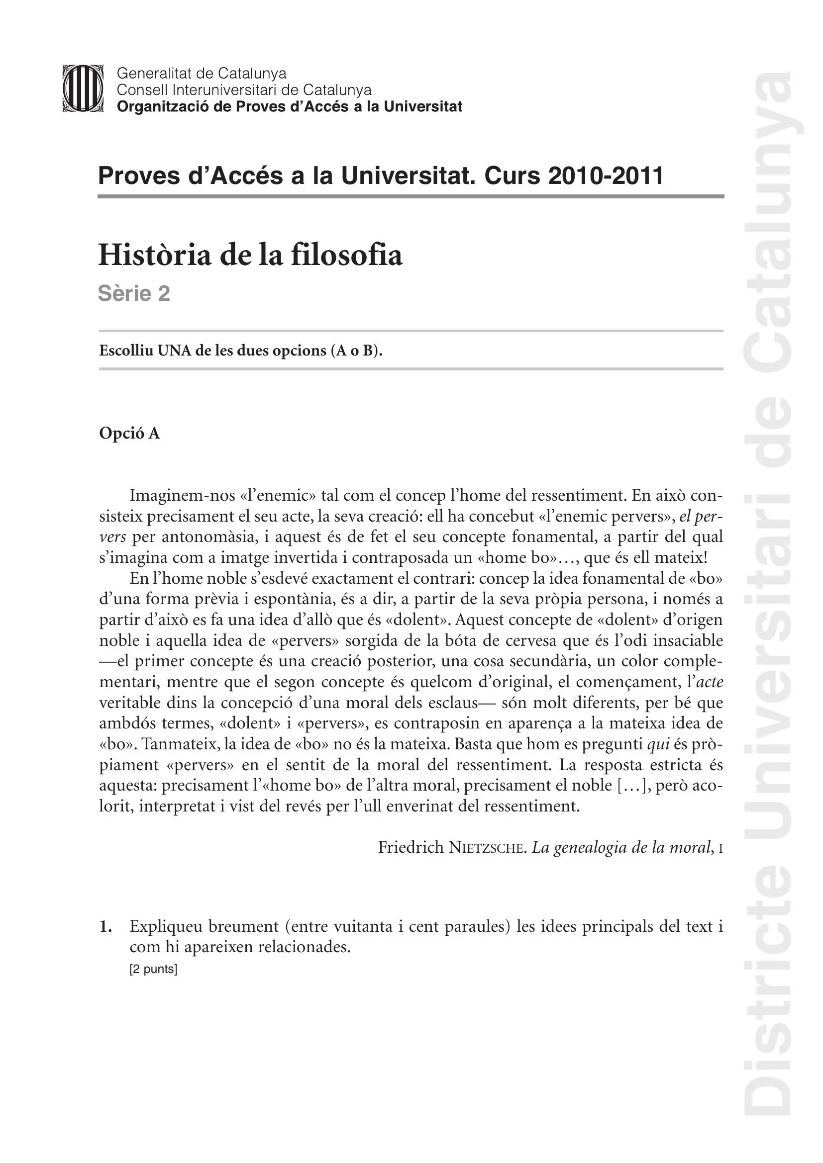 Previsualització de l'examen de Filosofia 2011